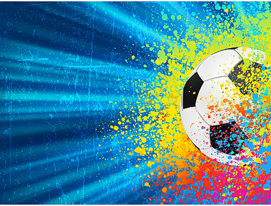 具有复制空间的足球背景 EPS 8灰尘墨水团队玩家运动胜利拉丝杯子印迹世界图片