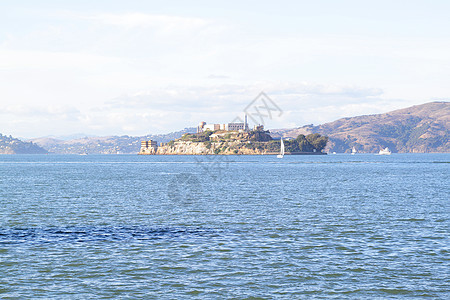 Alcatraz岛博物馆海岸建筑建筑学岩石博物馆地标旅行监狱海洋旅游图片