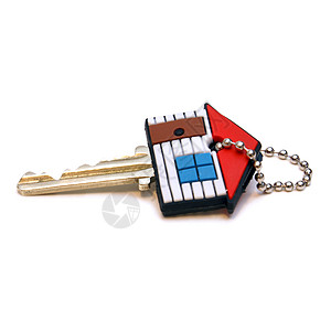 后主密钥房子青铜白色钥匙圈钥匙入口财产安全金属钥匙链背景图片