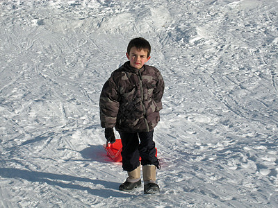 玩雪橇的小孩幸福公主童年孩子娱乐平底运动乐趣活动闲暇图片