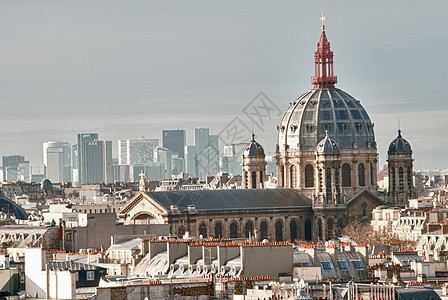 法国巴黎建筑图法国巴黎吸引力蓝色艺术背景图片