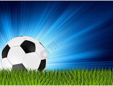 足球或草地足球 EPS 8运动蓝色场地黑色白色罢工飞行前锋划痕竞赛图片