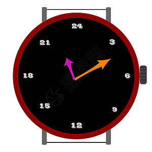 24小时 我们24小时插图充电器时间商业圆圈数据展示手表指针紧迫感图片