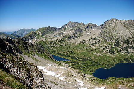 塔塔山抛光山峰海洋海拔热情山脉顶峰背景图片