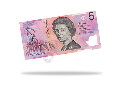 澳大利亚五美元 说明现金货币笔记蓝色收藏图片
