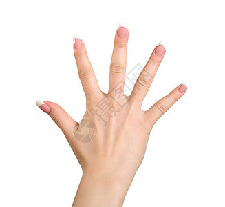 女孩的双手温泉化妆品手指女性润肤指甲拇指手腕沙龙治疗图片