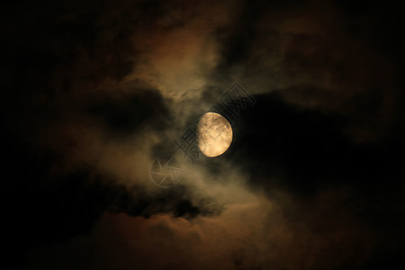 月亮天空阴影背景图片