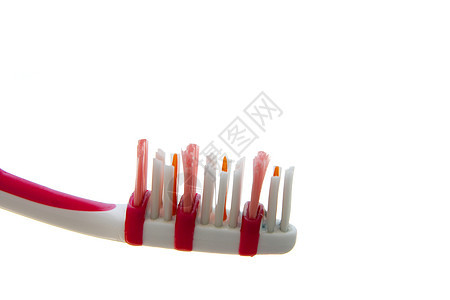 牙刷牙医口服工具宏观红色消毒药品刷子浴室卫生图片