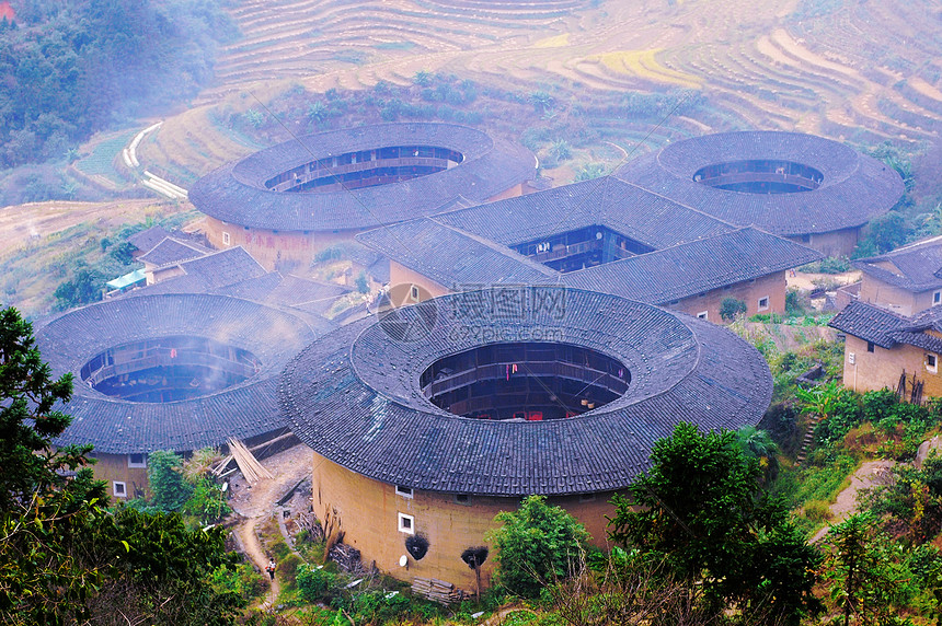 中国福建的当地住宅住房图片