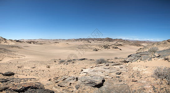斯卡勒顿海岸沙漠土地爬坡干旱日落荒野蓝色旅行纳米布全景天空图片