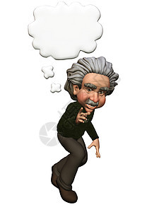 爱因斯坦养老金卡通展示老化气球老年人白发漫画男性爷爷图片