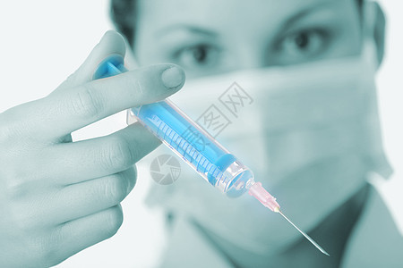 AH1n1 概念卫生感染护士药品面具预防小猪保健医生蓝色图片