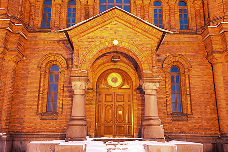 赫尔辛基Uspenski大教堂门图片