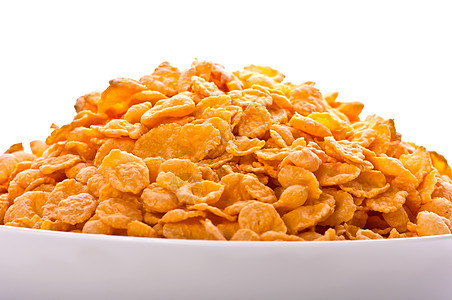 黄金玉米薄片饮食小吃小麦粮食活力杯子棕色谷物玉米片营养图片