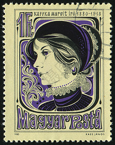邮票女士地址卡片绘画邮件作品邮局文化艺术家集邮图片