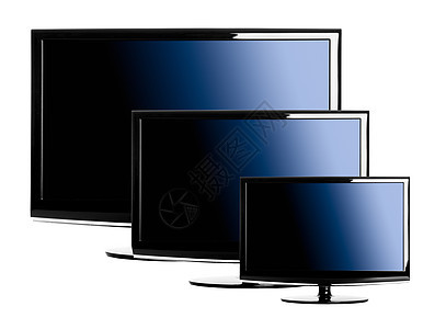 3个lcd电视屏幕娱乐薄膜电视纯平宽屏液晶电影推介会技术图片