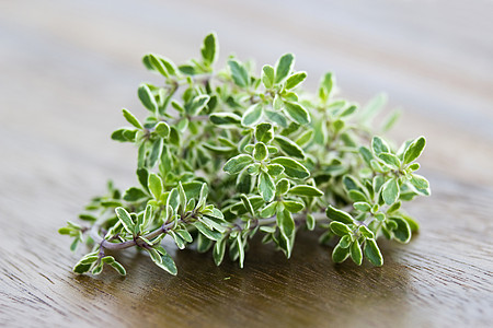 新鲜的胸罩植物草本团体厨房宏观烹饪食物绿色药品叶子图片
