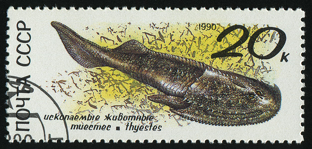 邮票动物卡片信封侏罗纪博物馆两栖食肉爬虫邮件攻击图片