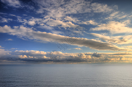 海洋和天空气候波纹海浪涟漪阳光风景冲浪地平线季节日落图片