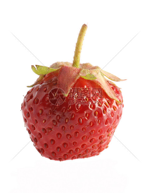 草莓食物养分早餐浆果蔬菜健康水果工作室白色红色图片