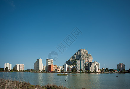 Calpe 算数天际水平建筑学旅游高楼摩天大楼建筑物阳光住宅酒店图片