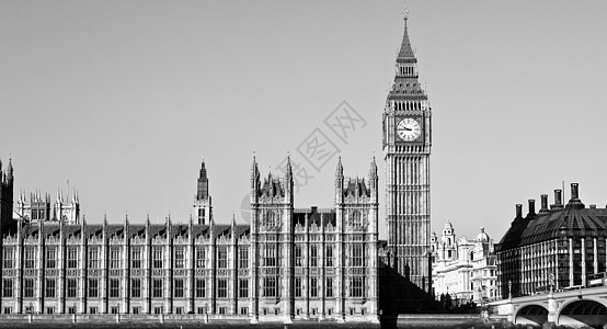 Big Ben 伦敦钟声天空建筑蓝色议会地标手表房屋图片