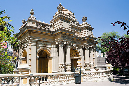 智利圣地亚哥旅游旅行纪念碑历史历史性拉丁城堡城市正方形房子图片