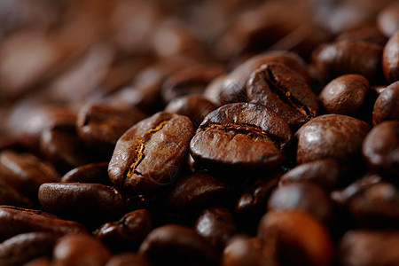 咖啡豆豆咖啡食物棕色背景图片