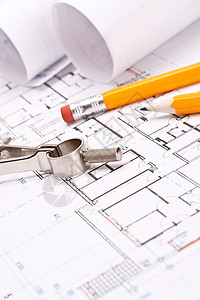 工程和建筑图绘制图铅笔设计师建筑学财产蓝图计算机工程师设施承包商房子图片