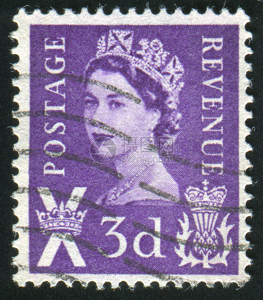 邮票明信片邮件女士统治者集邮君主古董海豹英语王国图片
