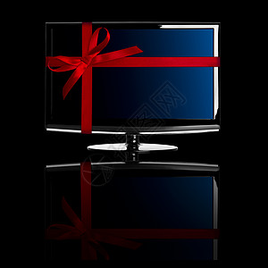 圣诞礼物薄膜屏幕电影宽屏礼物展示纯平液晶水晶电子产品图片
