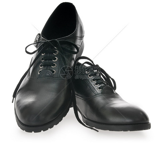 黑人男子皮鞋正装橡皮商业男性抛光靴子皮革鞋类蕾丝工作室图片