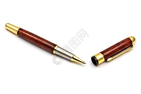 Ballpo点笔签名对角线金属贸易概念白色报告工具墨水圆珠笔图片