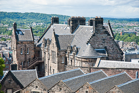 爱丁堡城堡石头城市建筑历史遗产爬坡建筑学王国天空防御图片