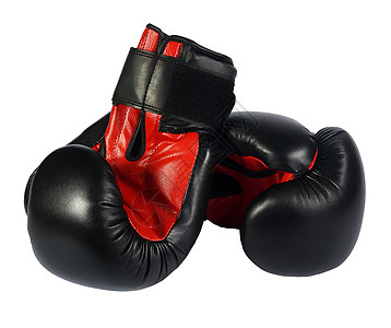黑拳球黑色竞赛运动活动齿轮拳击手拳击手套皮革运动装背景图片