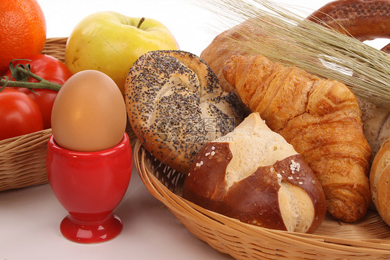各种面包卷和小圆面包厨房午餐盒子包子产品营养食物早餐谷物棕色图片