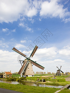 荷兰 泽文伊曾 风车建筑学世界位置外观运河旅行图片