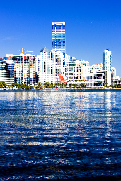 美国佛罗里达州迈阿密市中心建筑位置城市风光旅行外观摩天大楼景观建筑学世界图片