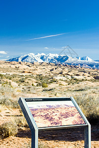 La Sal山 Arches NP 美国犹他州犹他州拱门位置世界自然保护区np风景山脉旅行外观图片