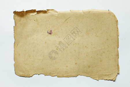 旧纸空白笔记卡片床单折叠插图阴影文档材料办公室高清图片