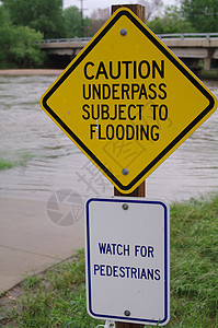 洪水泛滥街道天气损害全球季节警告安全公园倾盆大雨环境图片