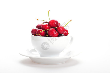 红樱桃营养红色食物健康背景图片