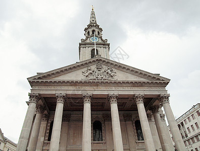 伦敦圣马丁教堂教会建筑学信仰宗教主场英语大教堂正方形王国图片