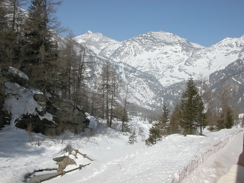 伯尔尼纳场景全景发动机山脉滑雪运动冰川图片