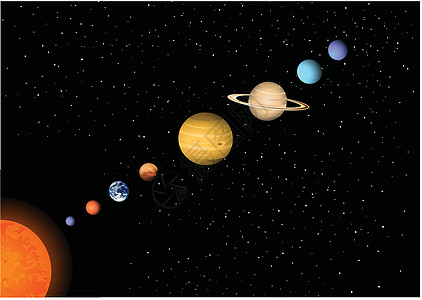 太阳能系统圆形重力星星全球插图轨道星座星系火星天文学图片