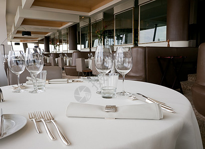 餐桌桌子玻璃奢华刀具酒店背景图片
