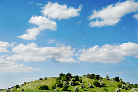 山丘农田风景天空季节公园爬坡生长牧歌地平线图片