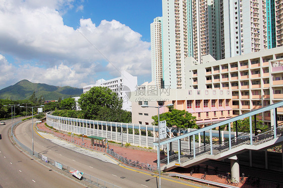 香港天天丁水维区土地城市财产景观经济蓝色房子家庭天空场景图片