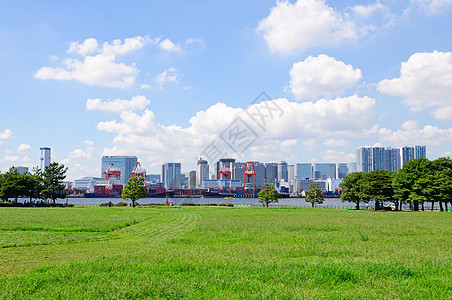 东京天梯游客观光旅行景观公园市中心港区蓝天天际港口图片