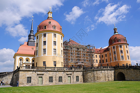 莫里茨堡城堡天空观光蓝天旅行建筑文化遗产历史旅游风景风格图片